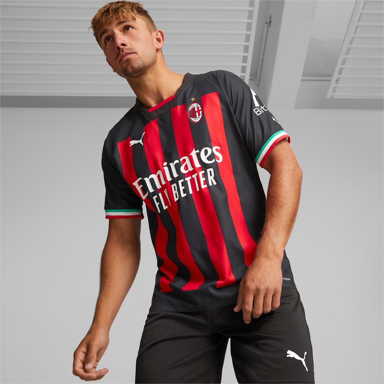 Tyggegummi hydrogen Frank Worthley Puma A.C. Milan Home 22/23 Authentic Jersey Men