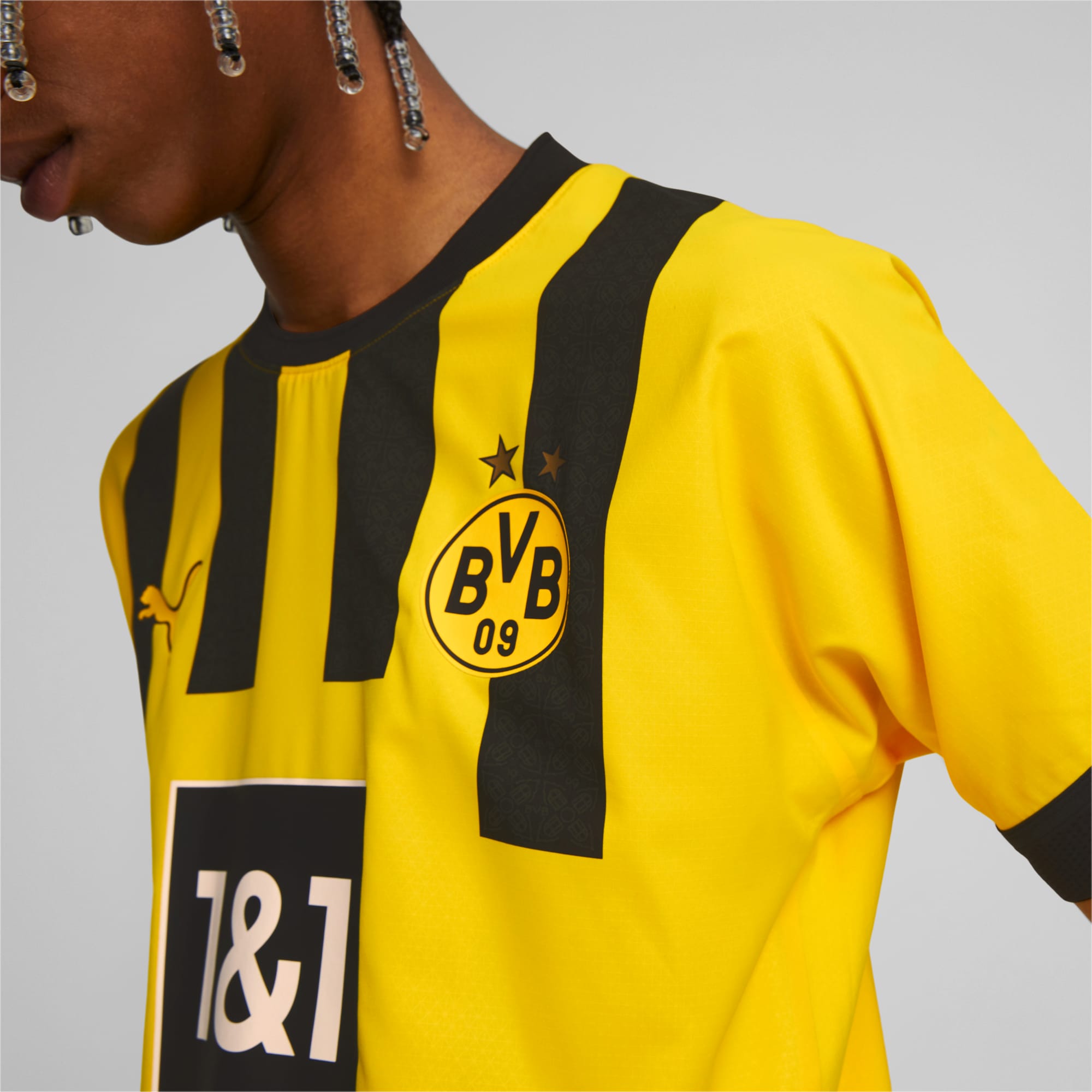 Borussia Dortmund Home 22/23 Authentic Jersey Men - 765882-01-PUMA by Puma | Available at Niky's Sports