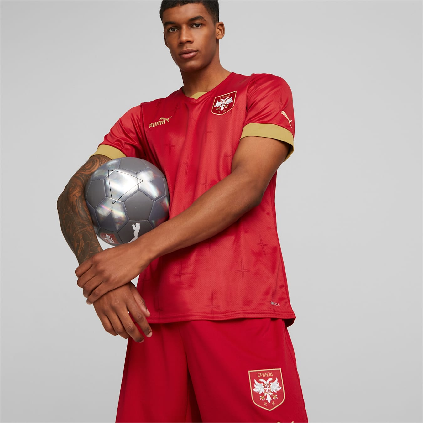 PUMA Serbia MEN'S Home SOCCER Jersey WC22 - 765760-01-PUMA by Puma | Available at Niky's Sports