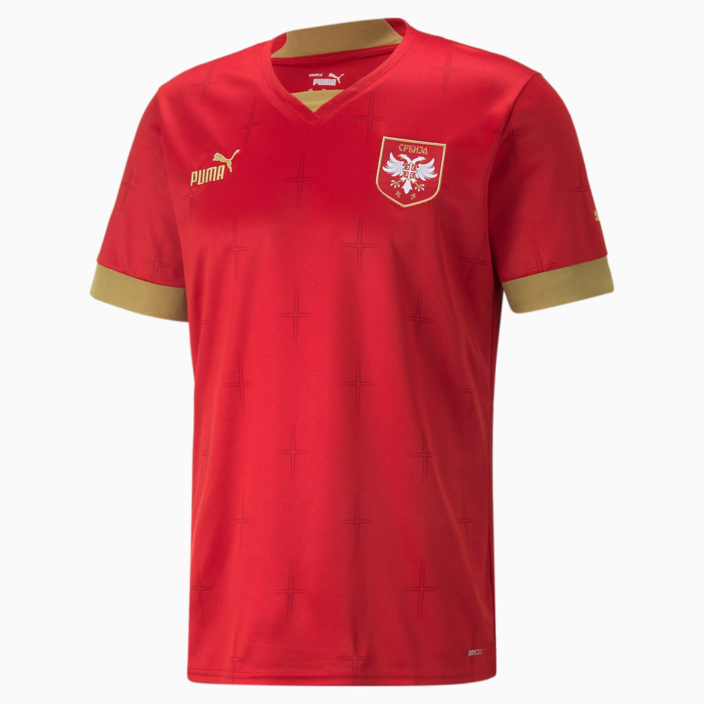 PUMA Serbia MEN'S Home SOCCER Jersey WC22 - 765760-01-PUMA by Puma | Available at Niky's Sports
