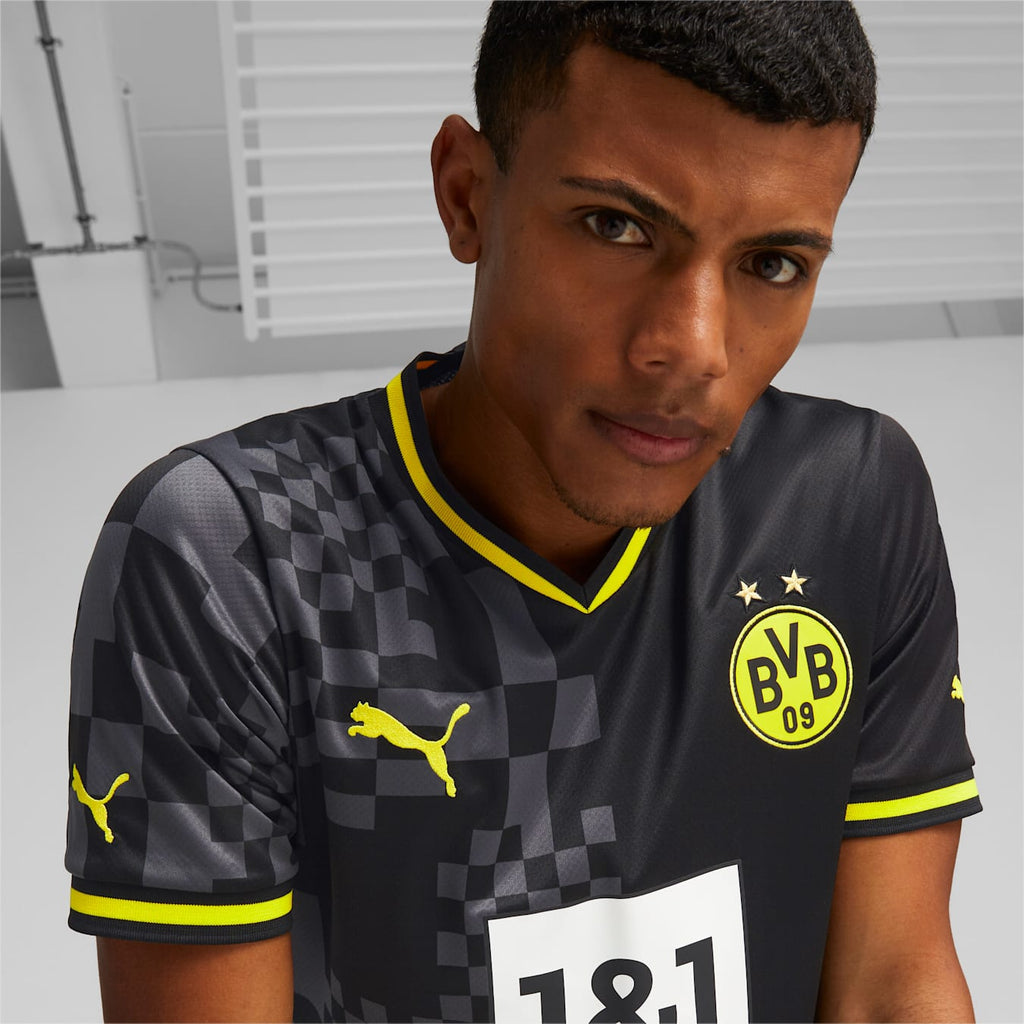 Puma Borussia Dortmund Away 22/23 Replica Jersey Men - 765884-02-PUMA by Puma | Available at Niky's Sports