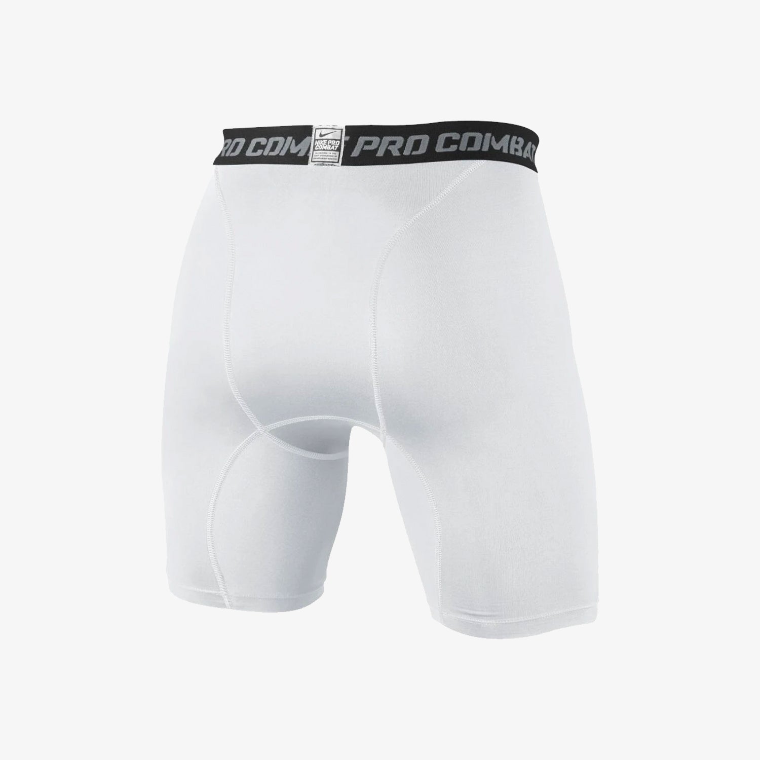 Men's Pro Core Compression Shorts 6" White