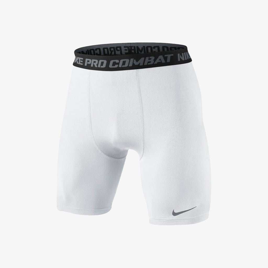 Men's Pro Core Compression Shorts 6" White