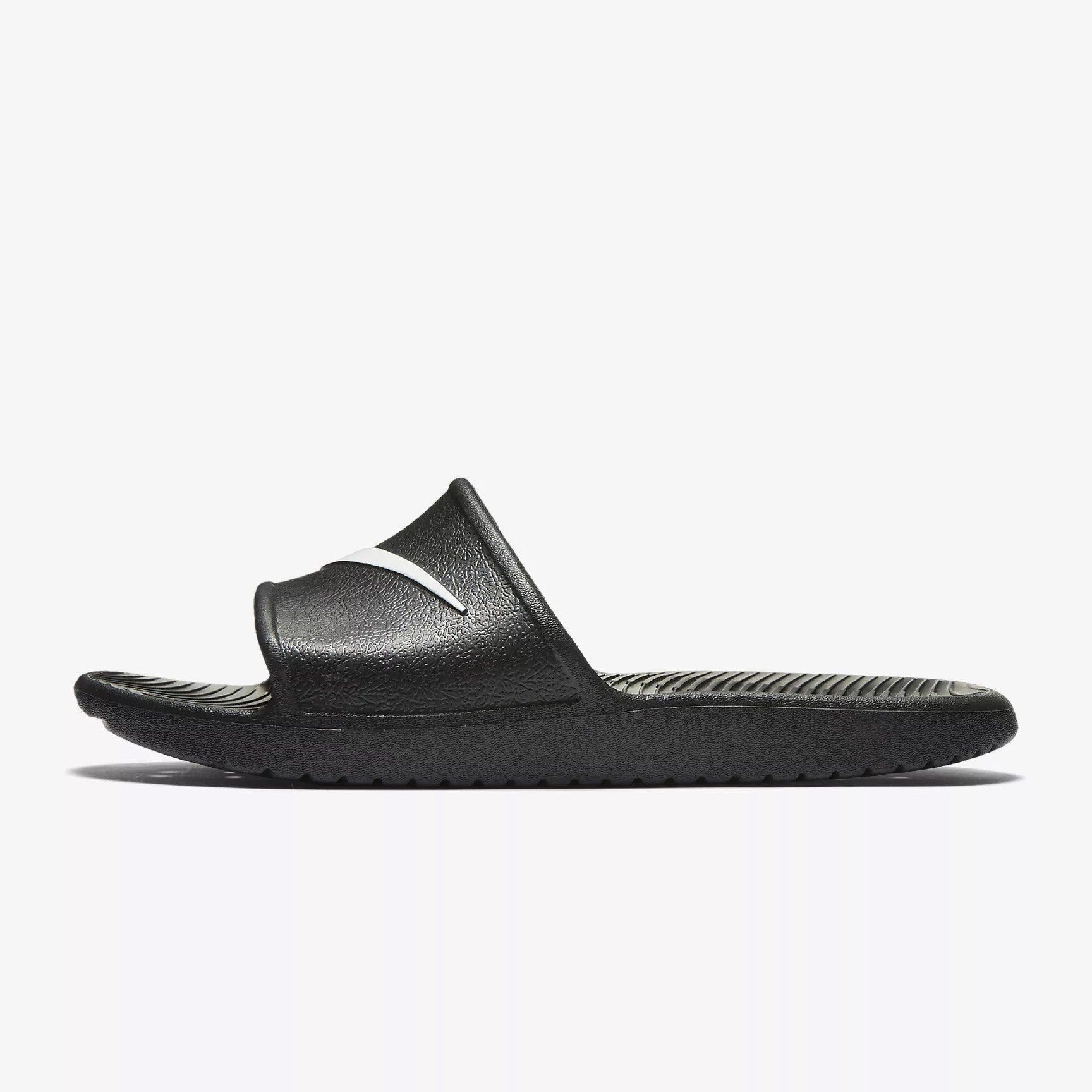 Men's Kawa Shower Slide - Black/White - 832528-001-NIKE by Nike | Available at Niky's Sports
