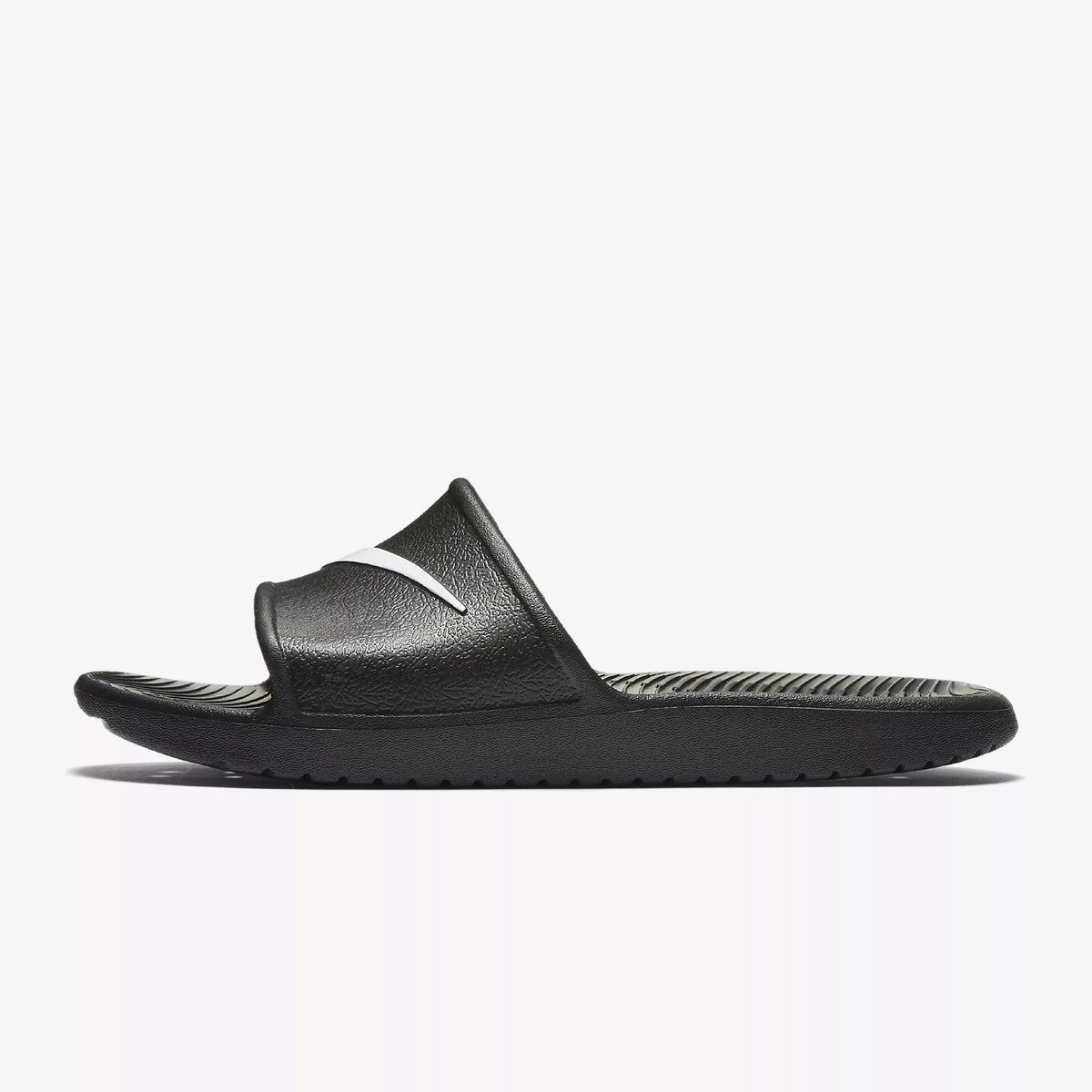 Men's Kawa Shower Slide - Black/White - 832528-001-NIKE by Nike | Available at Niky's Sports
