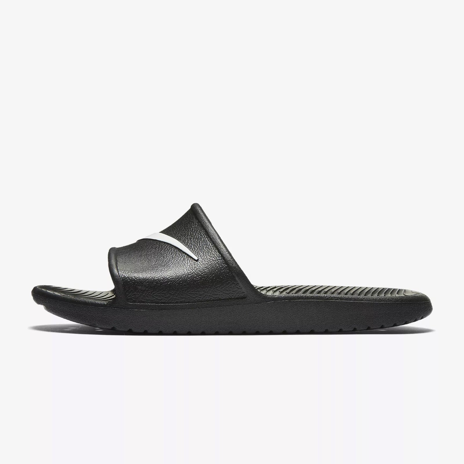Men's Kawa Shower Slide - Black/White - 832528-001-NIKE by Nike | Available at Niky's Sports