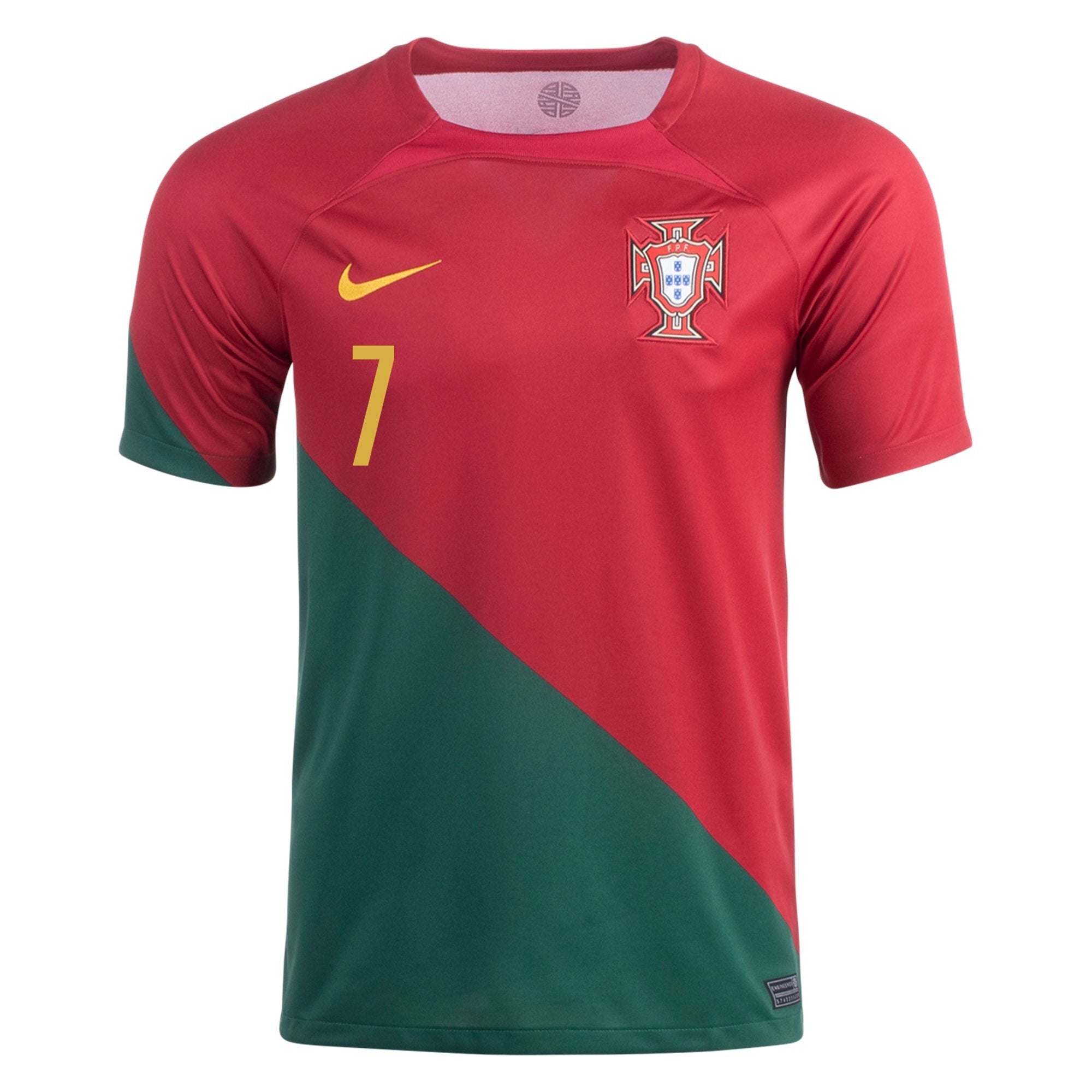 Nike Portugal Ronaldo #7 Home Stadium Jersey 2022