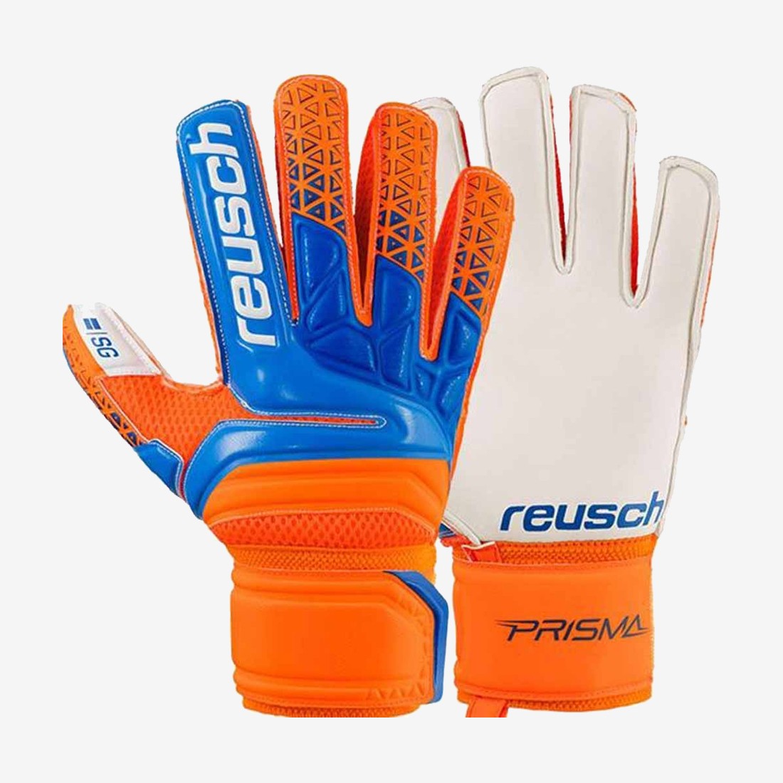 Prisma SG Finger Support - Orange/Blue - 3870810-290-REUSCH by Reusch | Available at Niky's Sports
