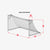 Fusion 120 Soccer Goal Net, 8H x 24W x 3D x 4 1/2B, 120mm mesh, Solid Braid Knotless