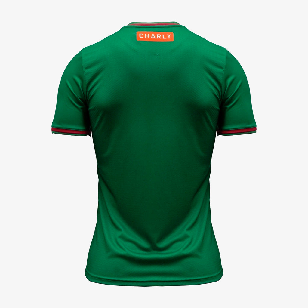 Mens C.N.S.N.T Cuervos 18/19 Away Soccer Jersey - Green/White/Red - 5018254-CHARLY by Charly | Available at Niky's Sports