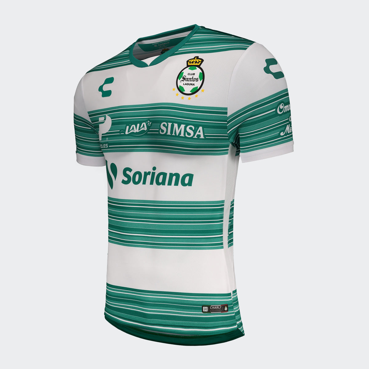 Hombre Santos Laguna Playera Local 20-21 / Men's Santos Laguna Home Jersey 20-21 - 5018613-CHARLY by Charly | Available at Niky's Sports