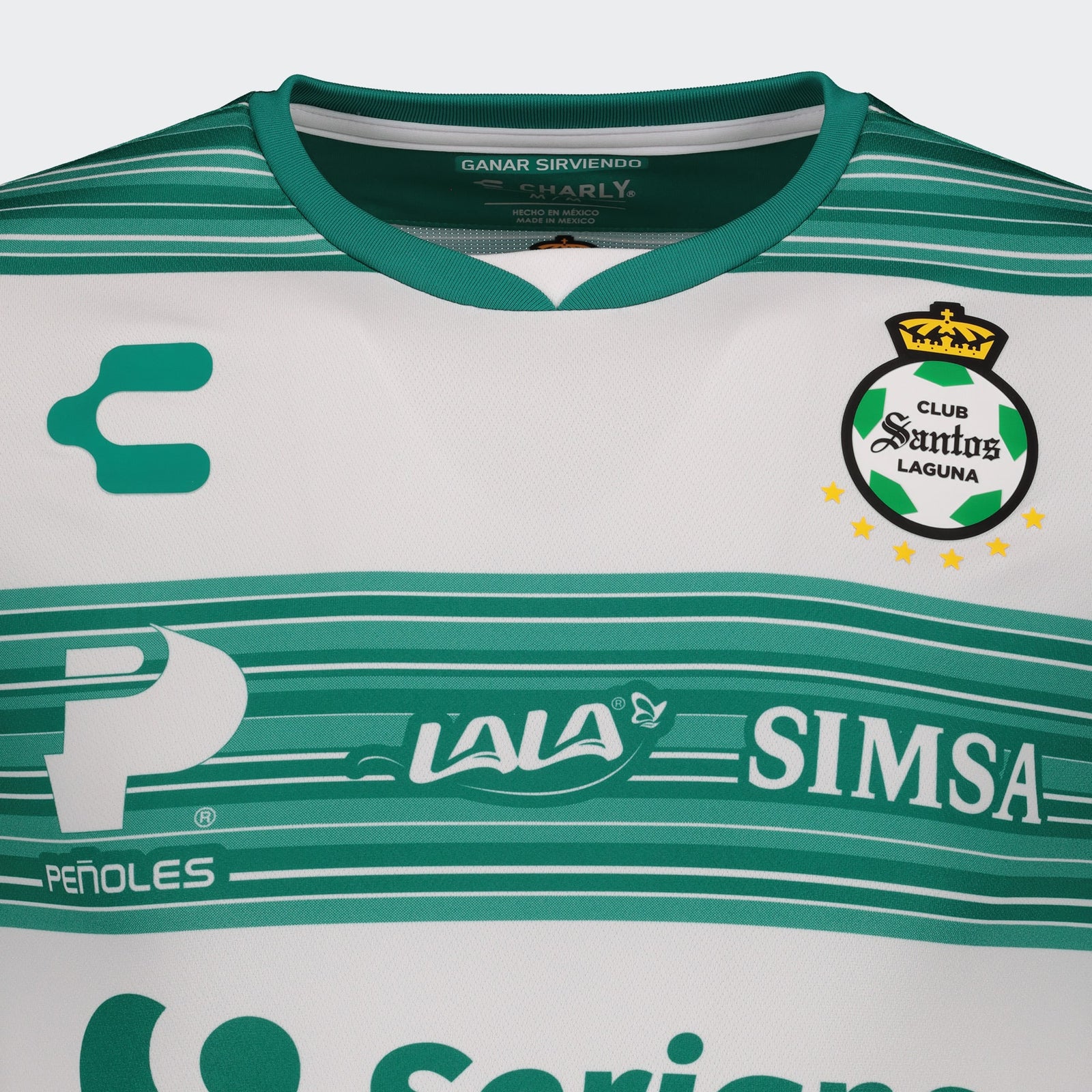 Hombre Santos Laguna Playera Local 20-21 / Men's Santos Laguna Home Jersey 20-21 - 5018613-CHARLY by Charly | Available at Niky's Sports