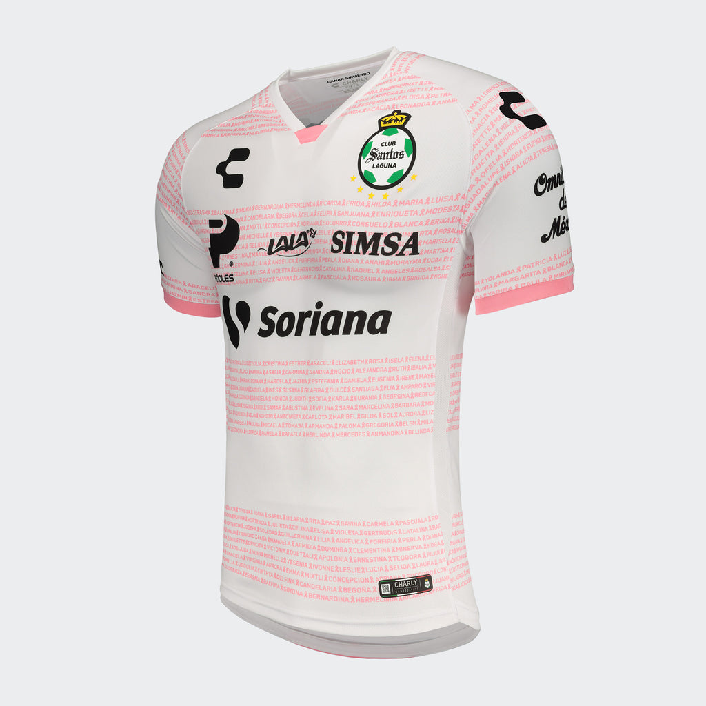 Santos Laguna Playera Breast Cancer 20/21 Hombres | Santos Laguna Breast Cancer Jersey 20/21 - 5018614-CHARLY by Charly | Available at Niky's Sports