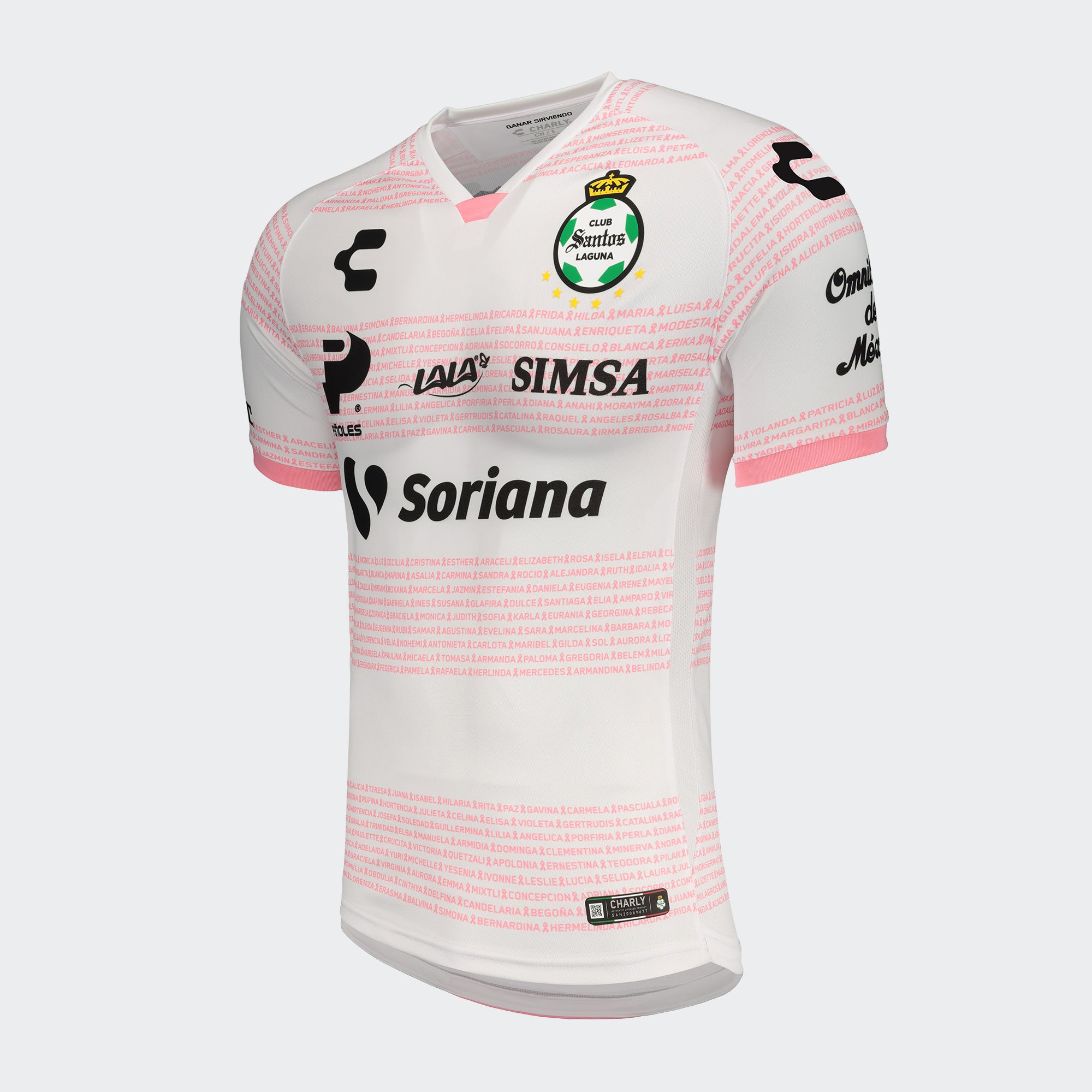 Santos Laguna Playera Breast Cancer 20/21 Hombres | Santos Laguna Breast Cancer Jersey 20/21 - 5018614-CHARLY by Charly | Available at Niky's Sports
