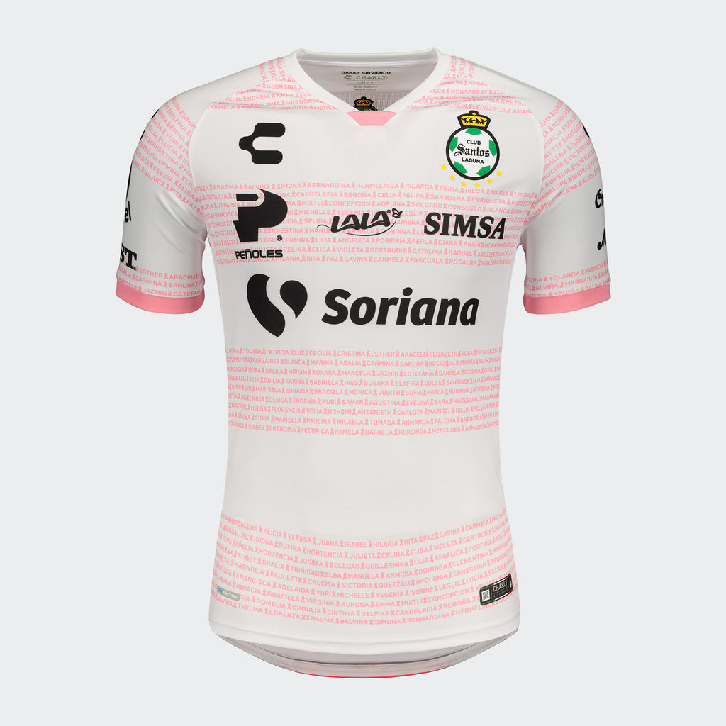 Santos Laguna Playera Breast Cancer 20/21 Hombres | Santos Laguna Breast Cancer Jersey 20/21 - 5018614-CHARLY by Charly | Available at Niky's Sports