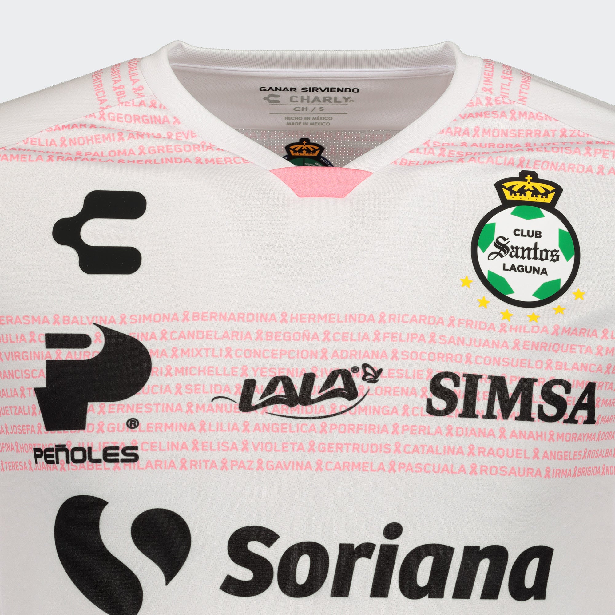 Santos Laguna Playera Breast Cancer 20/21 Hombres | Santos Laguna Breast Cancer Jersey 20/21 - 5018614-CHARLY by Charly | Available at Niky's Sports