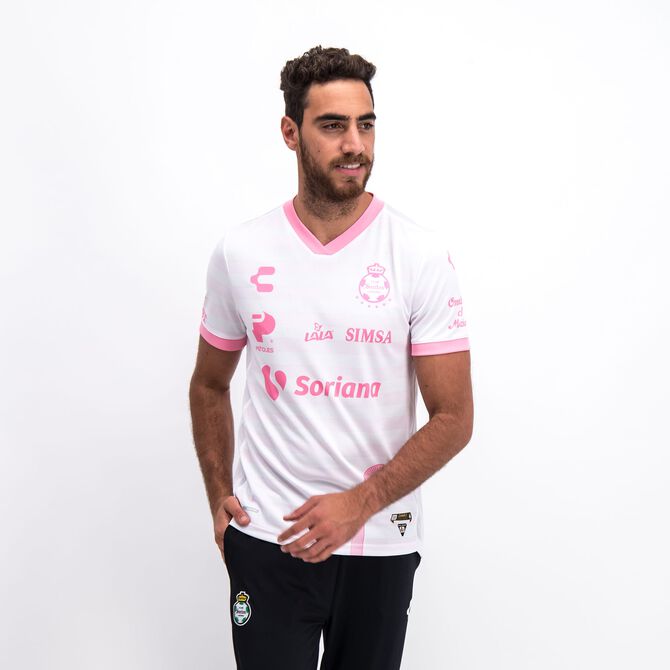 Santos Pink Special Edition Jersey for Men - 5018945-CHARLY by Charly | Available at Niky's Sports