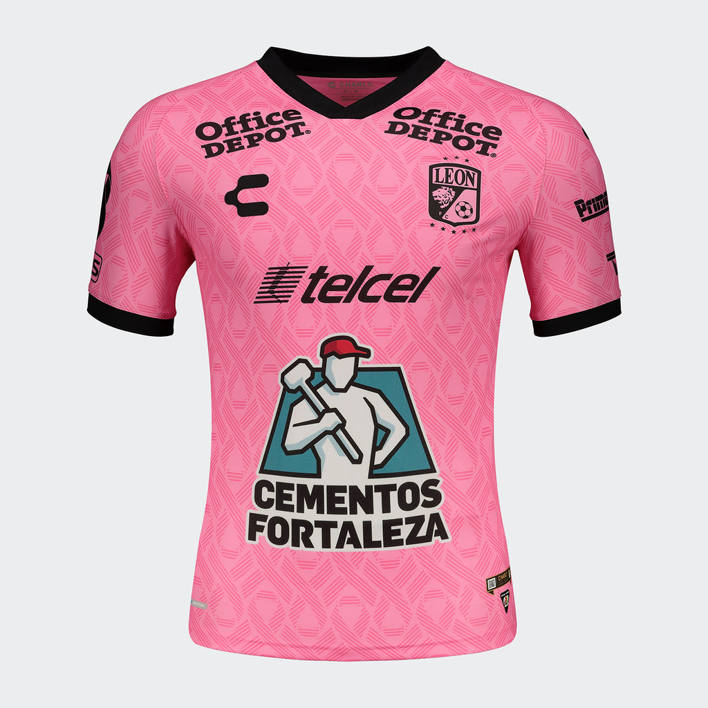 Charly Leon Pink Special Edition Jersey for Men - 5019222-CHARLY by Charly | Available at Niky's Sports