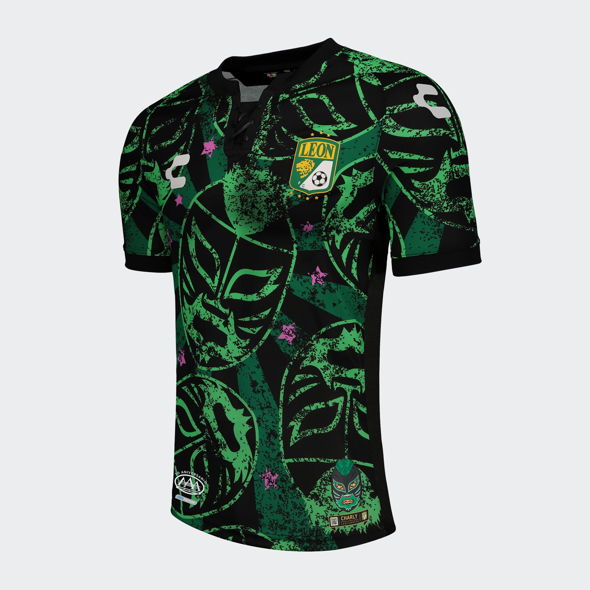 Charly Leon Lucha Libre AAA Special Edition Jersey for Men 2021/22 - 5019248-CHARLY by Charly | Available at Niky's Sports
