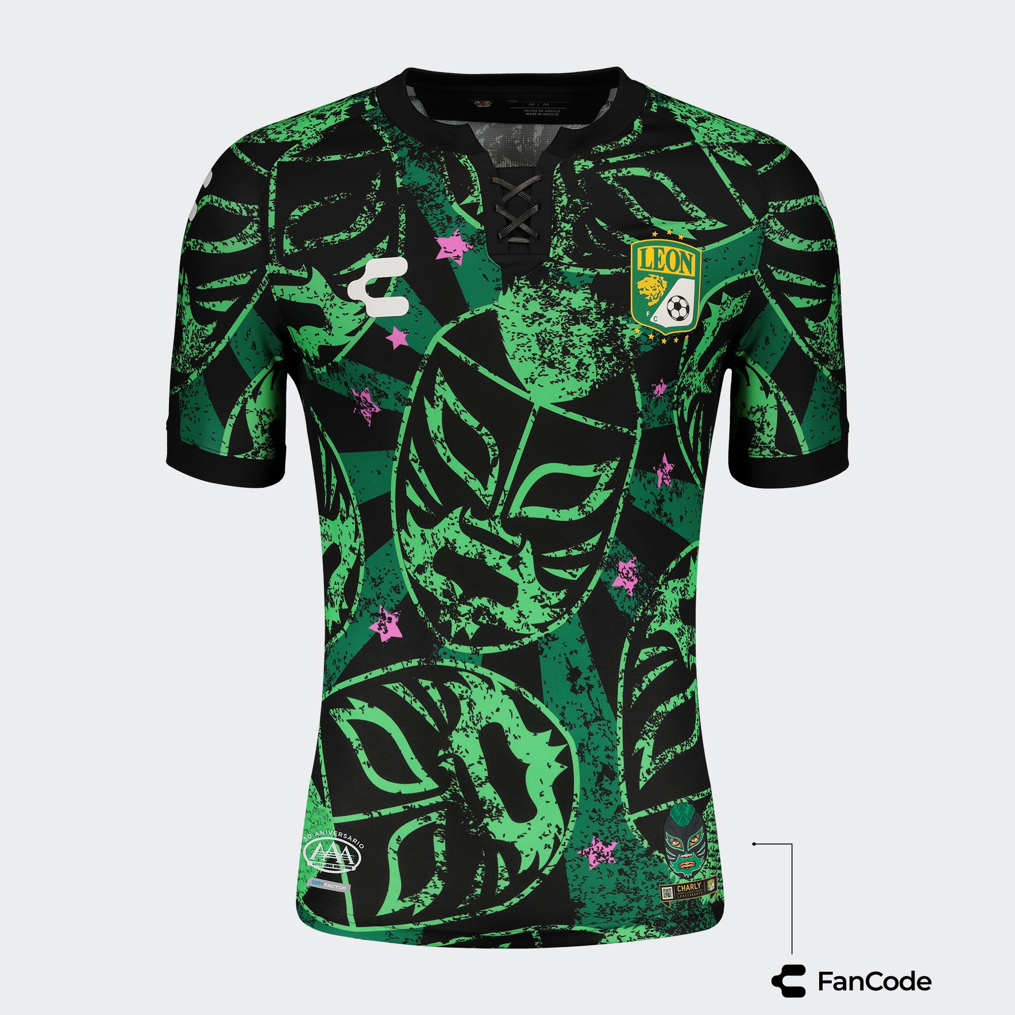 Charly Leon Lucha Libre AAA Special Edition Jersey for Men 2021/22 - 5019248-CHARLY by Charly | Available at Niky's Sports