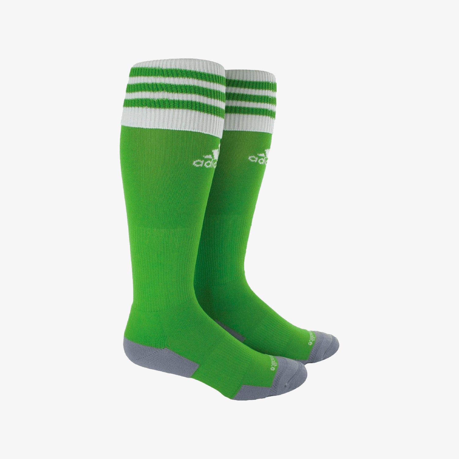Copa Zone II Cushion Soccer Socks - Rave-Green - 5127979-ADIDAS by Adidas | Available at Niky's Sports