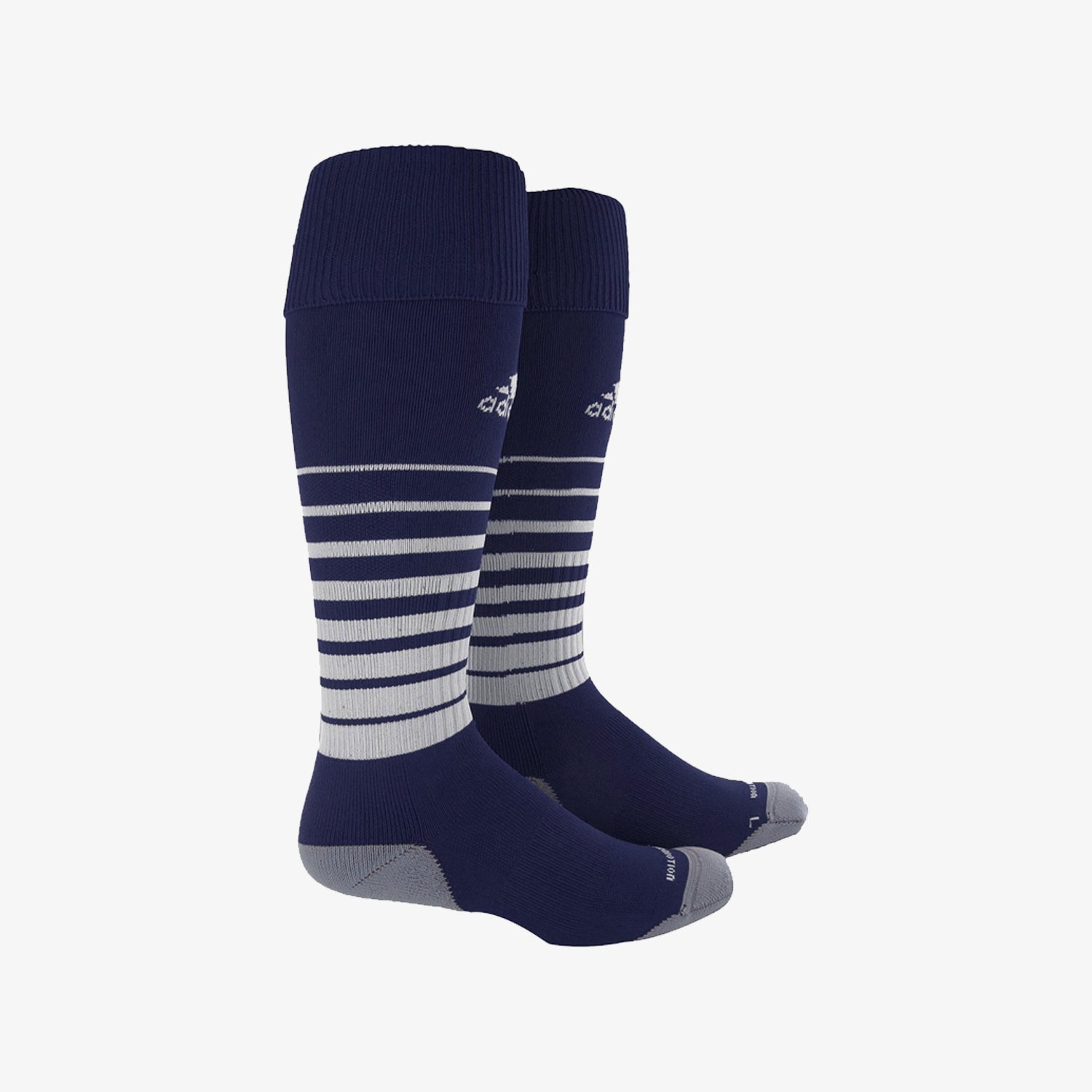 adidas Team Speed Soccer Sock Large Navy/White