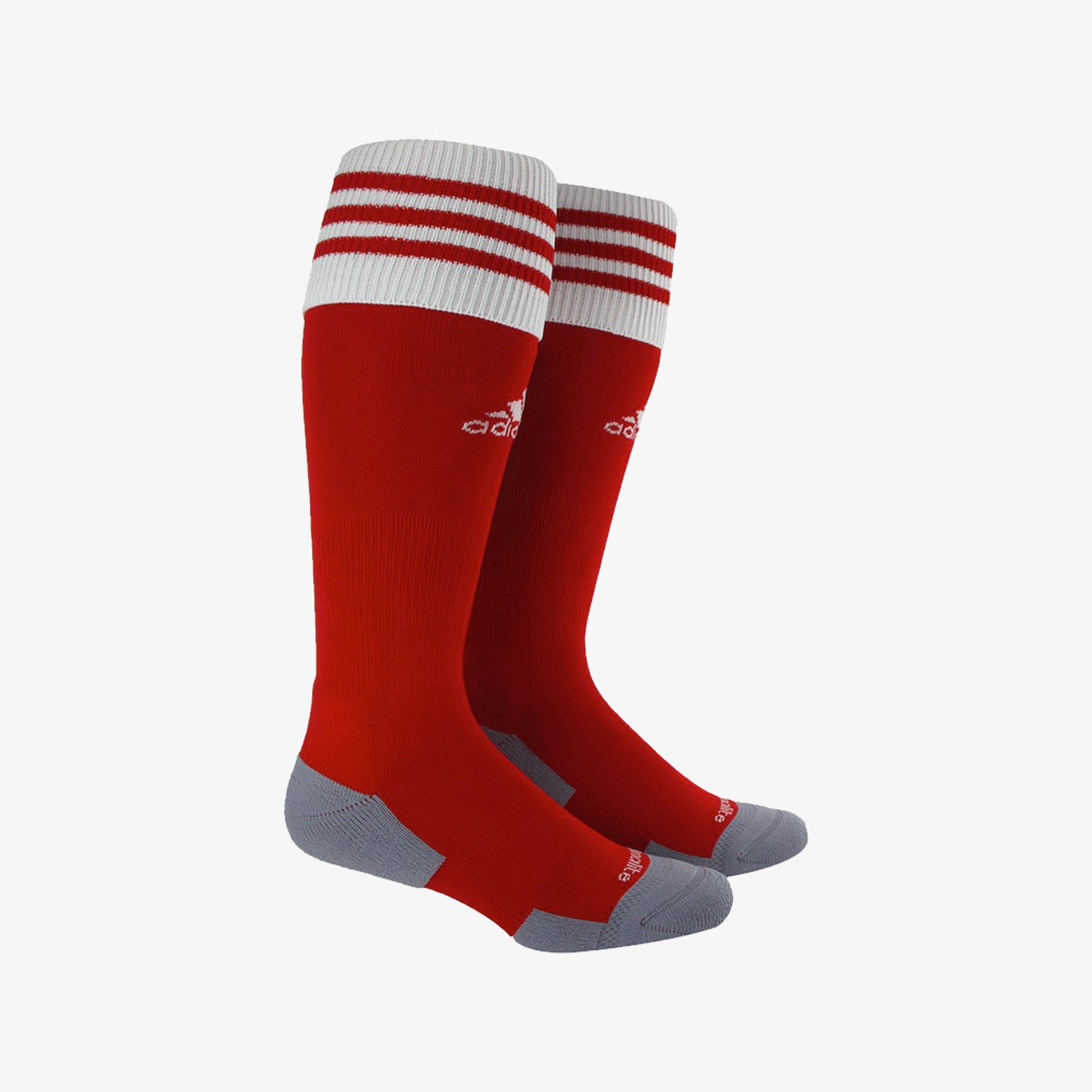 Copa Zone Cushion 2.0 Soccer Socks Small - Red/White - 5130231-ADIDAS by Adidas | Available at Niky's Sports
