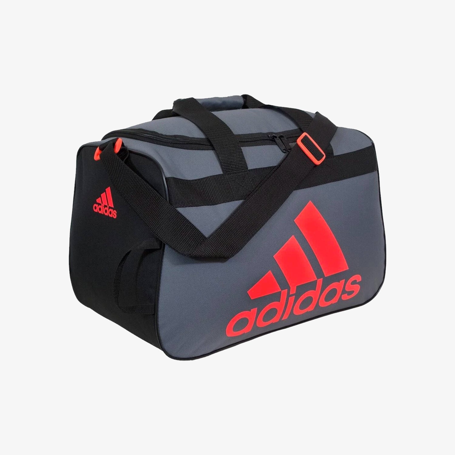 adidas Diablo Small Duffel Bag - Onix/Red - 5136407-ADIDAS by Adidas | Available at Niky's Sports