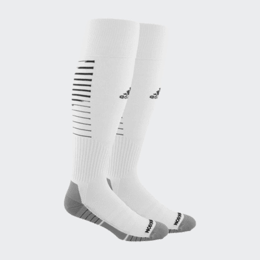 adidas Team Speed II Socks - White/Black Large - 5145731D-ADIDAS by Adidas | Available at Niky's Sports