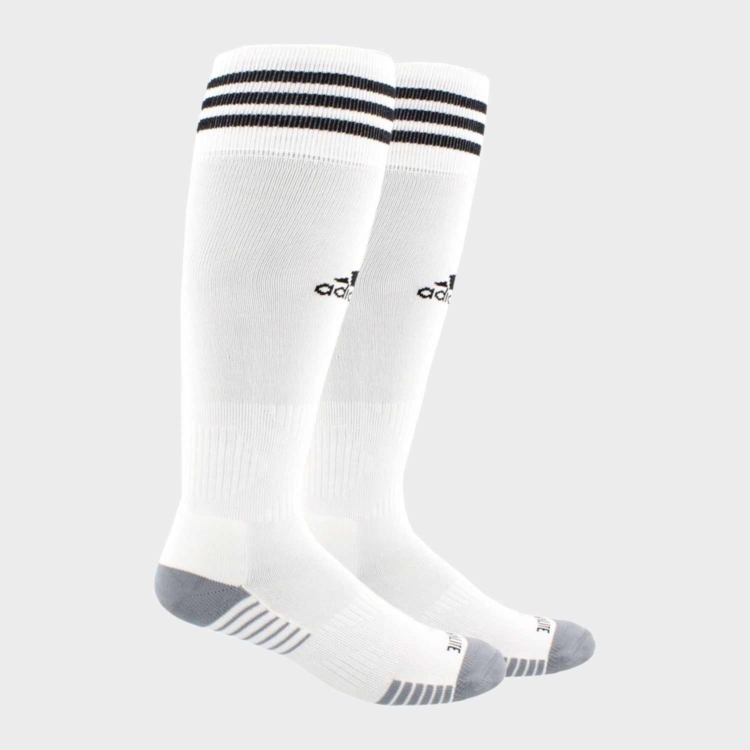 Copa Zone Cushion IV OTC Sock - White/Black - 5147287C-ADIDAS by Adidas | Available at Niky's Sports
