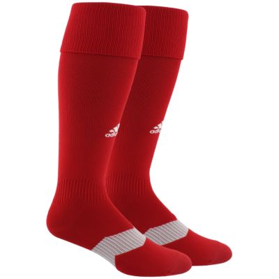 Metro V OTC Soccer Sock - Red - 5152118-ADIDAS by Adidas | Available at Niky's Sports