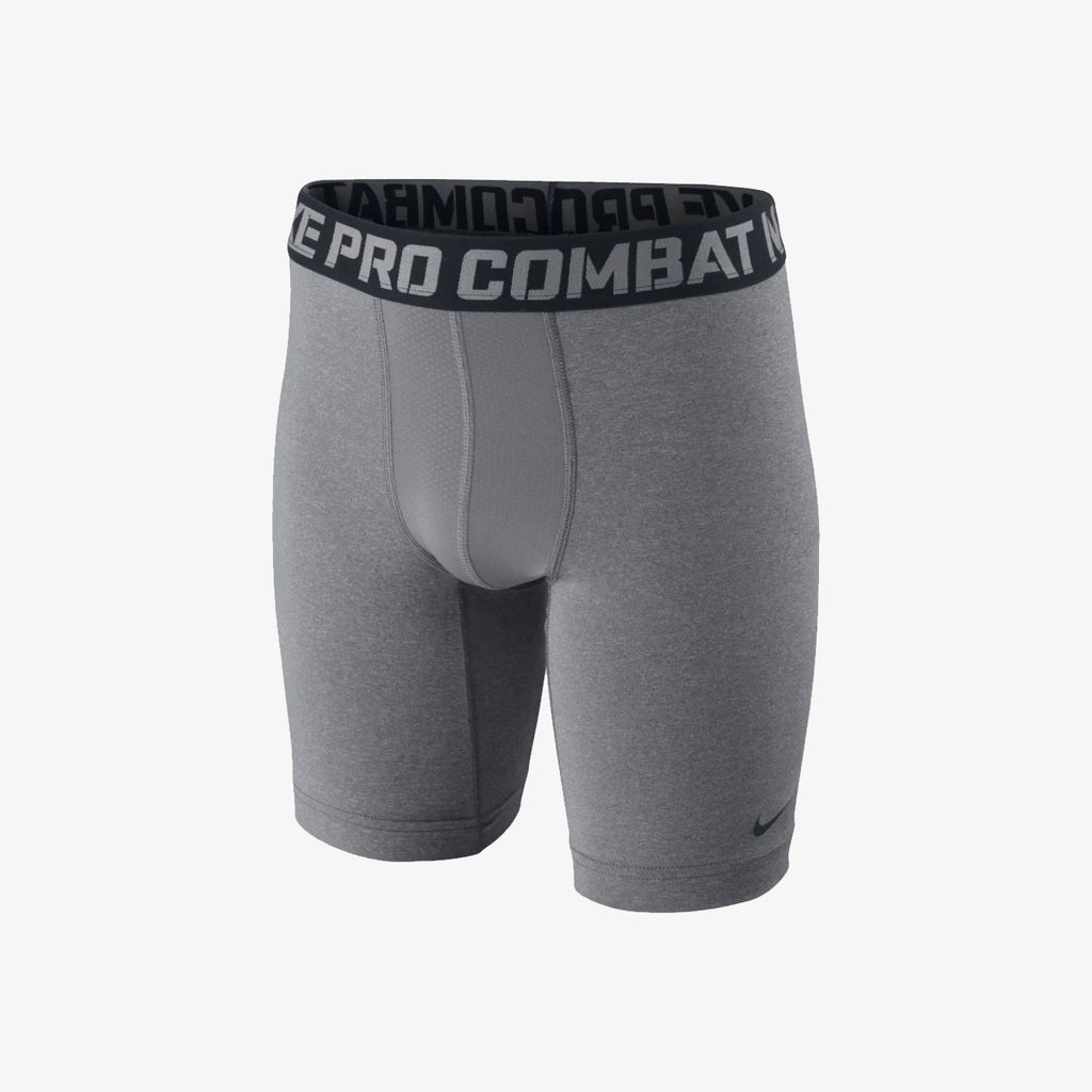 Youth Nike Pro Core Compression Slider Shorts - Grey