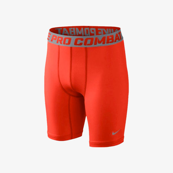 nike pro compression shorts red