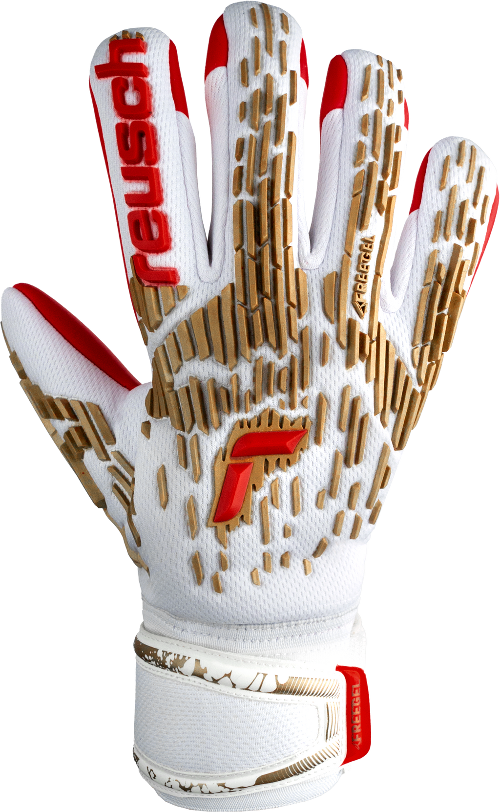 Reusch Attrakt Freegel Silver Finger Support Goalkeeper Glove - 5370230-REUSCH by Reusch | Available at Niky's Sports