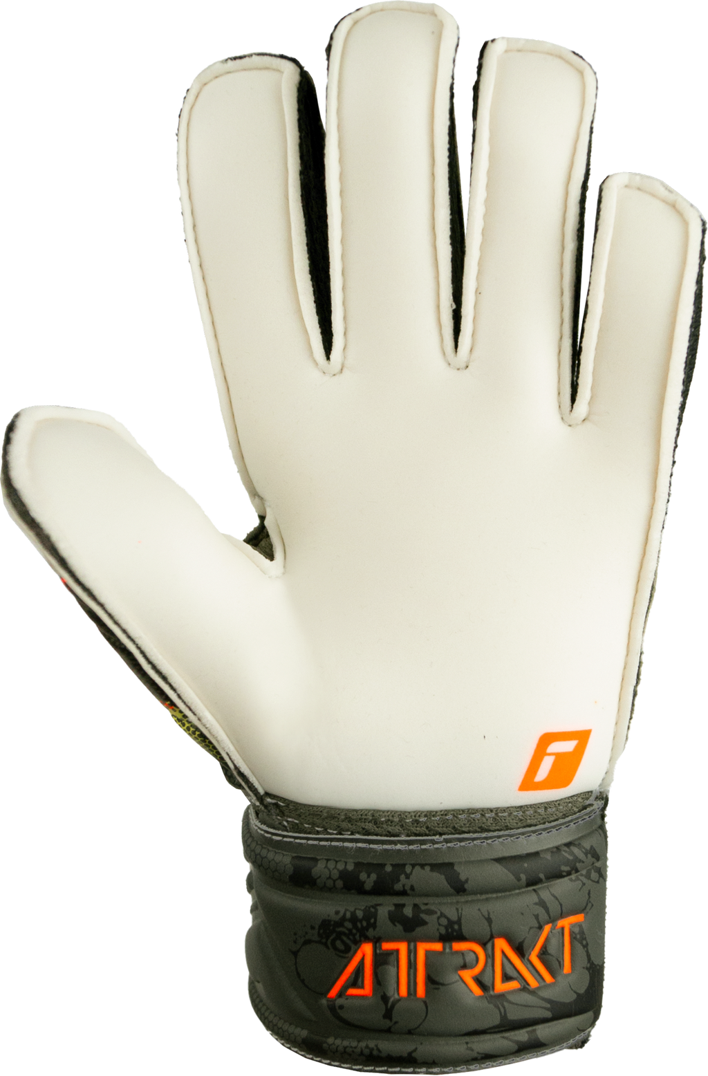 Attrakt Solid Finger Support Junior Goalkeeper Glove - 5372010-REUSCH by Reusch | Available at Niky's Sports