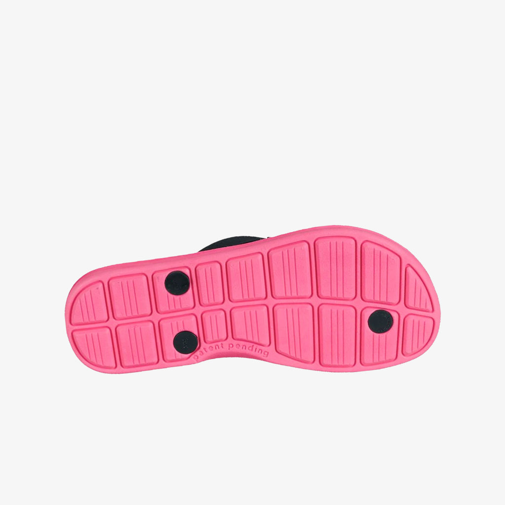 Girls' Solarsoft Thong II Sandals - Black/Pink