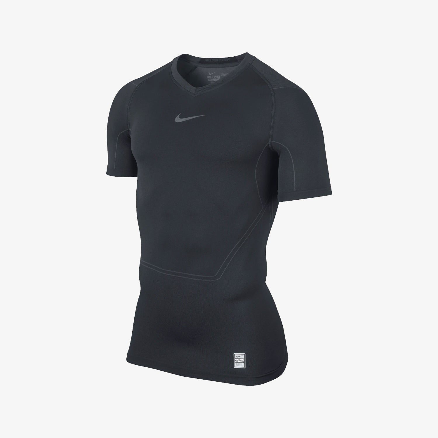 nike pro combat shirt black