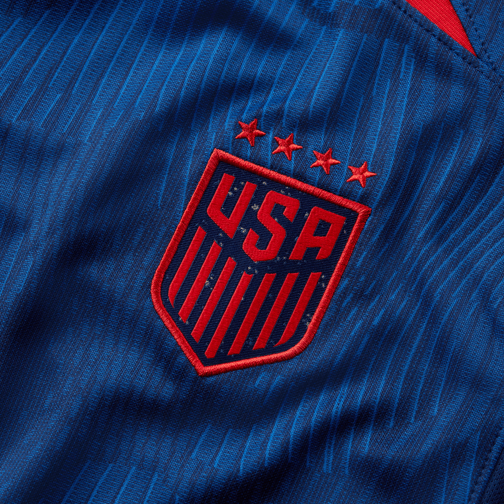 Nike USWNT 2023 Stadium Away Youth Dri-FIT Soccer Jersey - DR4043-406-NIKE by Nike | Available at Niky's Sports