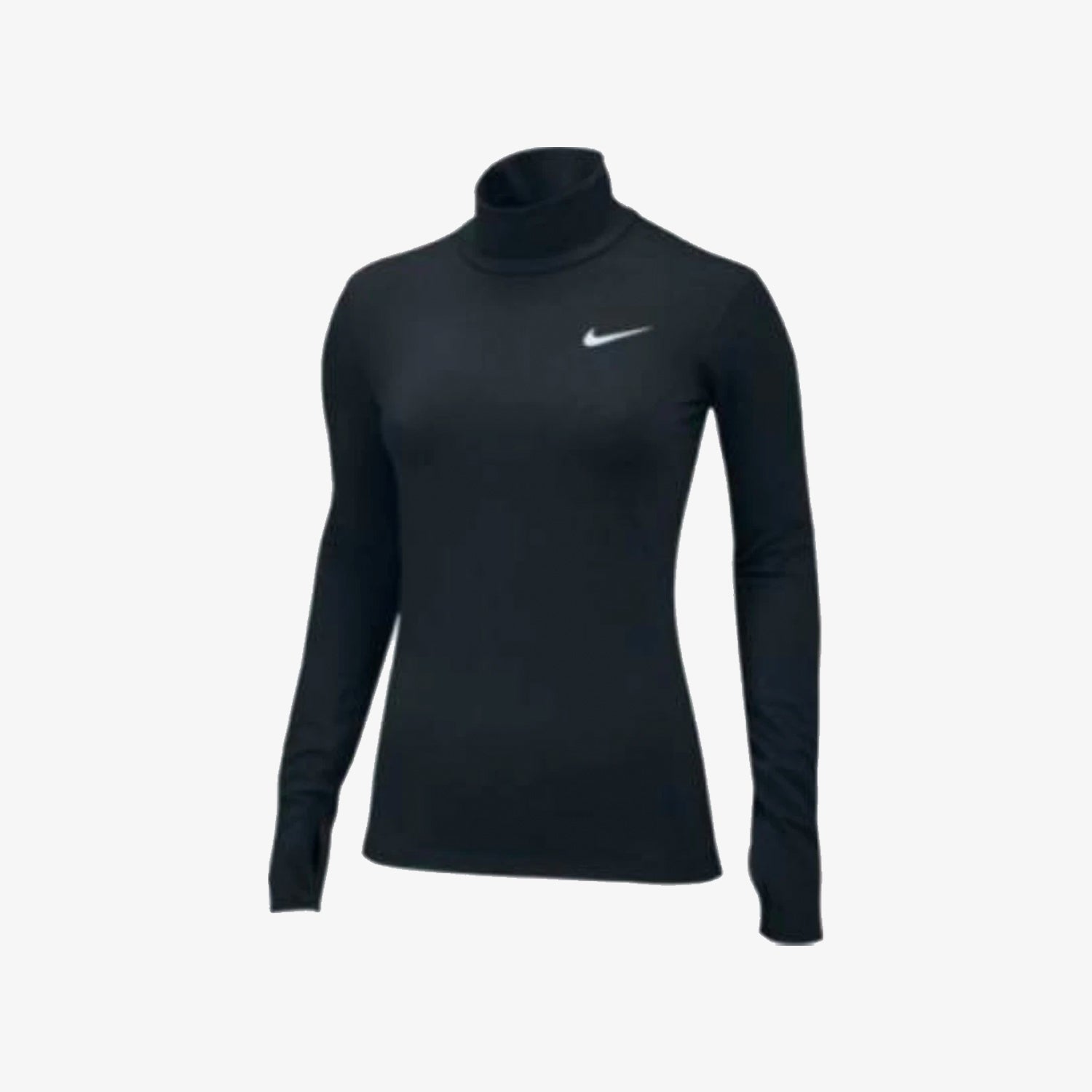 Women's Nike Pro Hyperwarm Mock - 658064-010-NIKE by Nike | Available at Niky's Sports