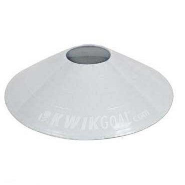 Small Disc Cones 25 Pack - White - 6A1002-KWIKGOAL by Kwikgoal | Available at Niky's Sports