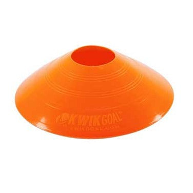 Small Disc Cones 25 Pack - Orange - 6A1011-KWIKGOAL by Kwikgoal | Available at Niky's Sports