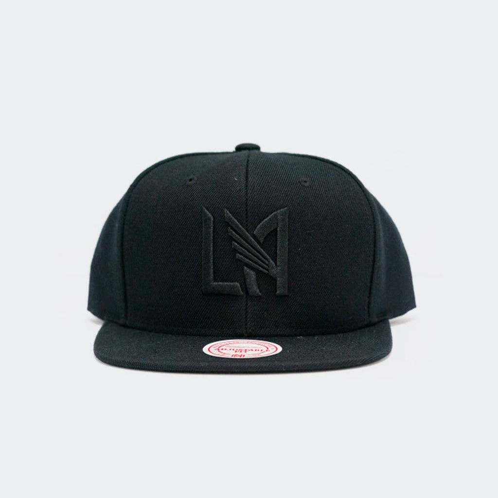 LAFC Wool All Black Snapback Hat