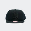 LAFC Wool All Black Snapback Hat