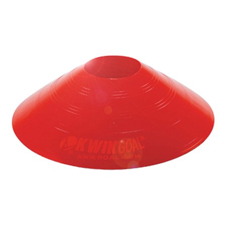 Small Disc Cones 25 Pack - Red - 6A1001-KWIKGOAL by Kwikgoal | Available at Niky&#39;s Sports