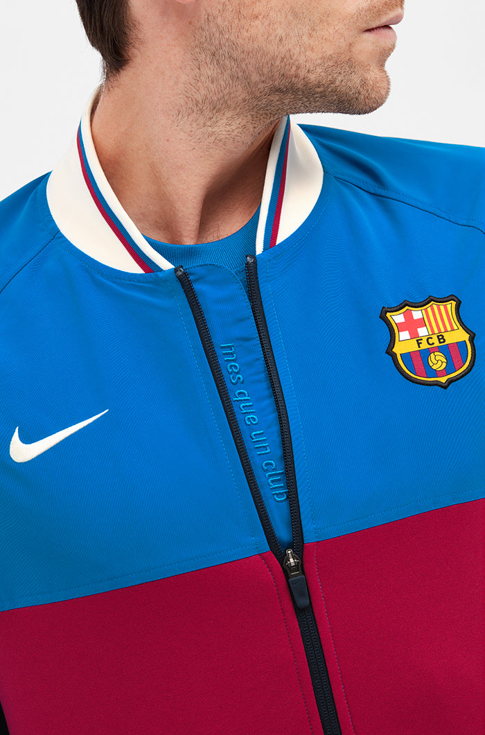 FC Barcelona Men's Players Pre-Match Track Jacket 2022