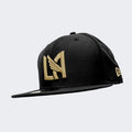 LAFC 5950 Fitted Cap - Black/Gold - 70494715-LAFC-NEW ERA by New Era | Available at Niky's Sports