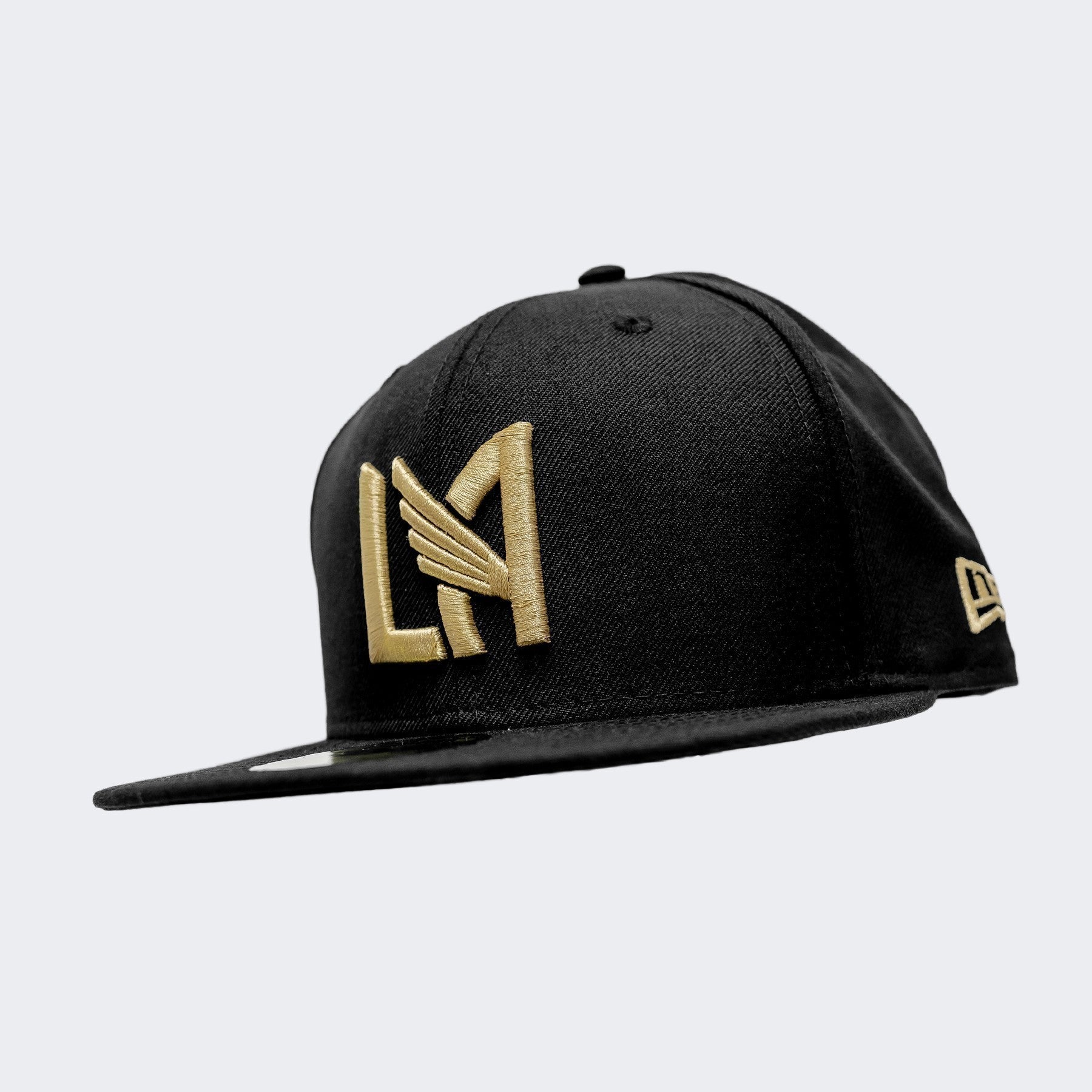 LAFC 5950 Fitted Cap - Black/Gold - 70494715-LAFC-NEW ERA by New Era | Available at Niky's Sports