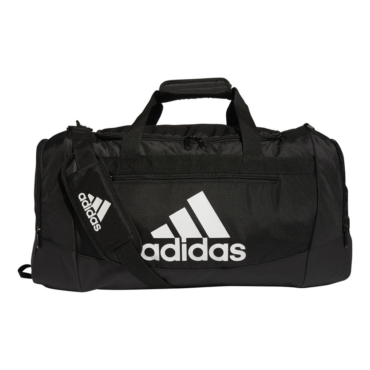 ADIDAS DEFENDER IV MEDIUM BLACK DUFFEL BAG - 5151683-ADIDAS by adidas | Available at Niky's Sports
