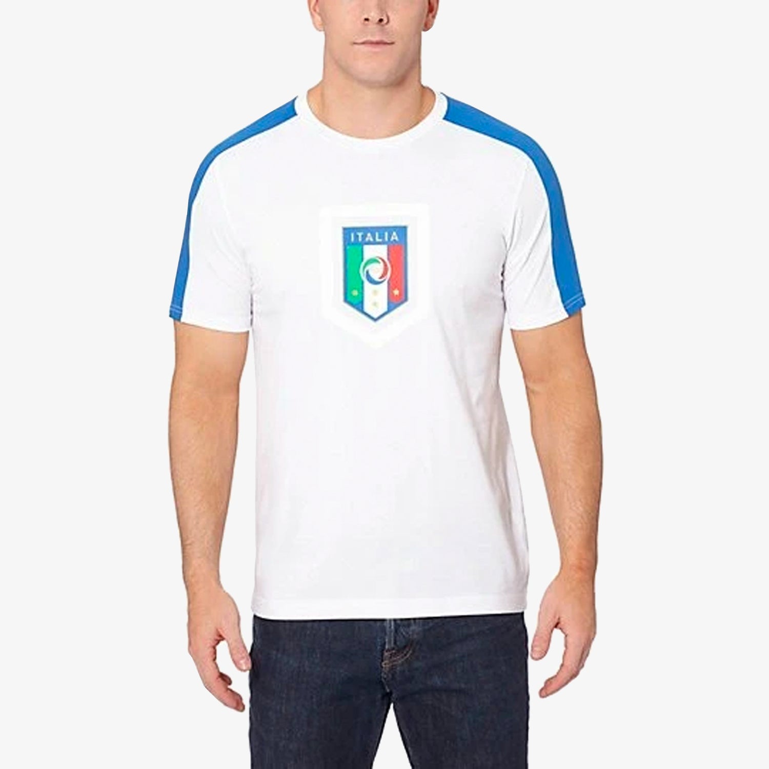 Men's Italia Badge Soccer Tee - 749103-02-PUMA by Puma | Available at Niky's Sports