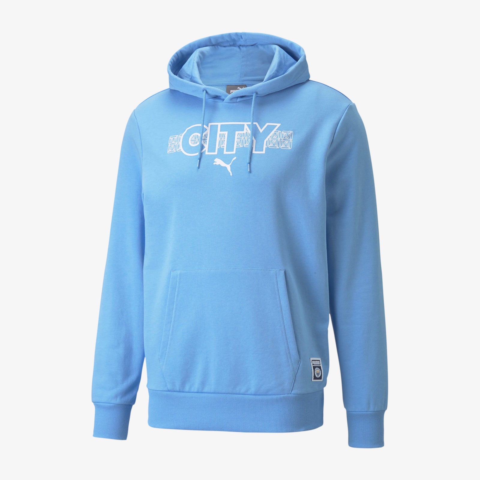 Manchester City FtblCore Men's Soccer Hoodie - 764531-01-PUMA by Puma | Available at Niky's Sports